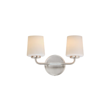Maxim Lighting Durham 2-Light Bath Vanity Satin Nickel