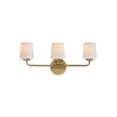 Maxim Lighting Durham 3-Light Bath Vanity Natural Aged Brass