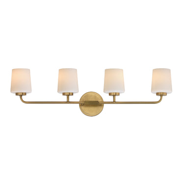Maxim Lighting Durham 4-Light Bath Vanity Natural Aged Brass