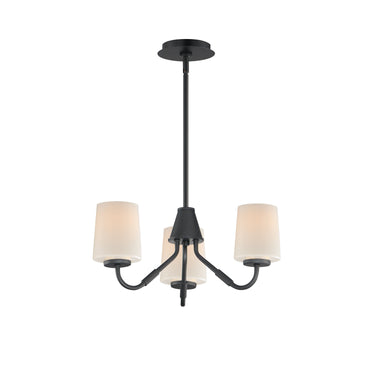 Maxim Lighting Durham 3-Light Chandelier Black