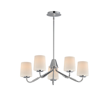 Maxim Lighting Durham 5-Light Chandelier Polished Chrome