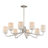 Maxim Lighting Durham 8-Light Chandelier Satin Nickel