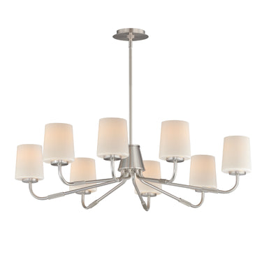 Maxim Lighting Durham 8-Light Chandelier Satin Nickel