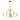 Maxim Lighting Eden 5-Light Chandelier Charcoal Gold Leaf