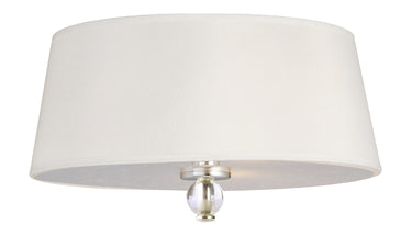 Maxim Lighting Rondo 3-Light Flush Mount Polished Nickel