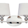 Maxim Lighting Rondo 2-Light Bath Vanity Polished Nickel