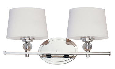 Maxim Lighting Rondo 2-Light Bath Vanity Polished Nickel