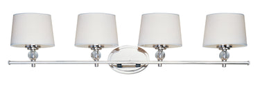 Maxim Lighting Rondo 4-Light Bath Vanity Polished Nickel