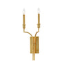 Maxim Lighting Normandy 2-Light Sconce Gold Leaf
