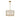 Maxim Lighting Miramar 3-Light Pendant Capiz/Natural Aged Brass