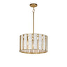 Maxim Lighting Miramar 3-Light Pendant Capiz/Natural Aged Brass