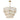 Maxim Lighting Miramar 7-Light Chandelier Capiz/Natural Aged Brass