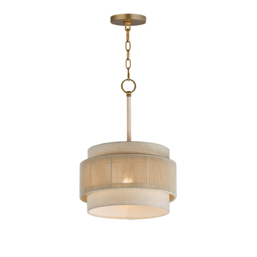 Maxim Lighting Seacliff 14" Pendant Natural Aged Brass
