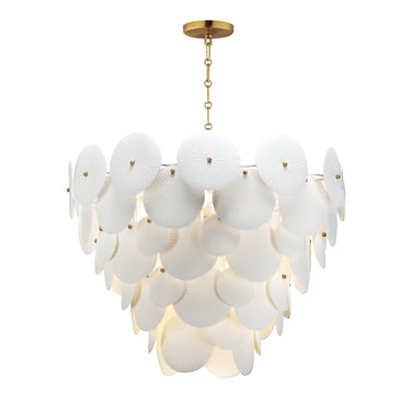 Maxim Lighting Isla 8-Light Pendant Natural Aged Brass