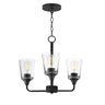 Maxim Lighting Hudson 3-Light Chandelier Black