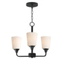 Maxim Lighting Hudson 3-Light Chandelier Black