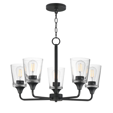 Maxim Lighting Hudson 5-Light Chandelier Black