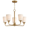 Maxim Lighting Hudson 5-Light Chandelier Natural Aged Brass