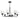 Maxim Lighting Hudson 6-Light Chandelier Black