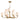 Maxim Lighting Hudson 9-Light Chandelier Natural Aged Brass