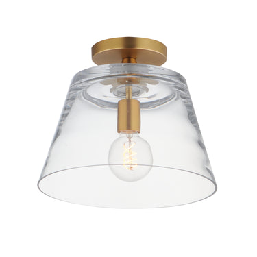 Maxim Lighting Hudson Semi-Flush Mount/Pendant Natural Aged Brass