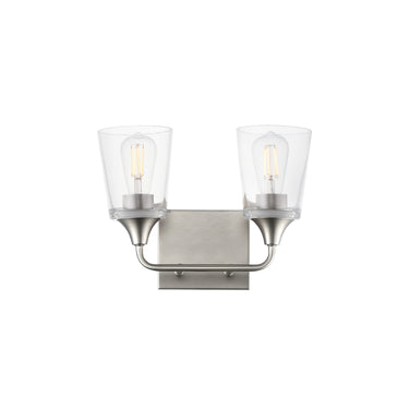 Maxim Lighting Hudson 2-Light Bath Vanity Satin Nickel