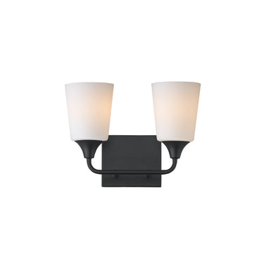 Maxim Lighting Hudson 2-Light Bath Vanity Black