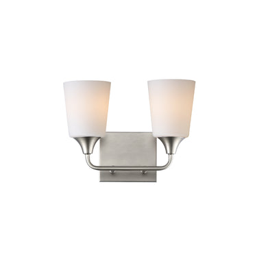 Maxim Lighting Hudson 2-Light Bath Vanity Satin Nickel