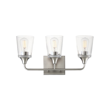 Maxim Lighting Hudson 3-Light Bath Vanity Satin Nickel