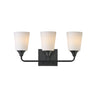 Maxim Lighting Hudson 3-Light Bath Vanity Black