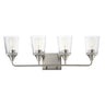 Maxim Lighting Hudson 4-Light Bath Vanity Satin Nickel