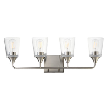 Maxim Lighting Hudson 4-Light Bath Vanity Satin Nickel