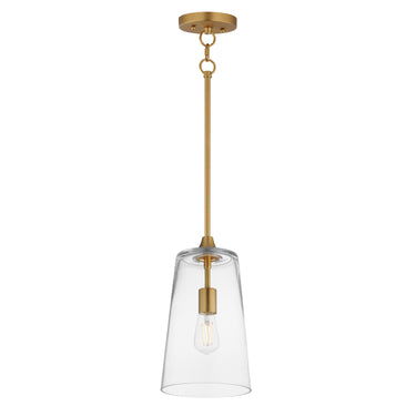 Maxim Lighting Hudson Pendant Natural Aged Brass