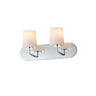 Maxim Lighting Durham 2-Light Strip Bath Vanity Polished Chrome