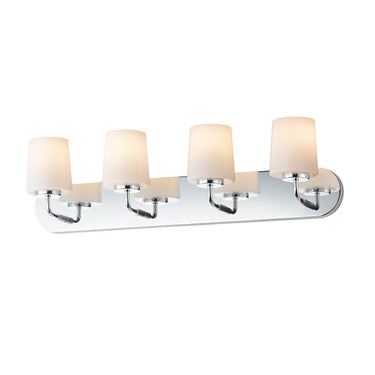 Maxim Lighting Durham 4-Light Strip Bath Vanity Polished Chrome