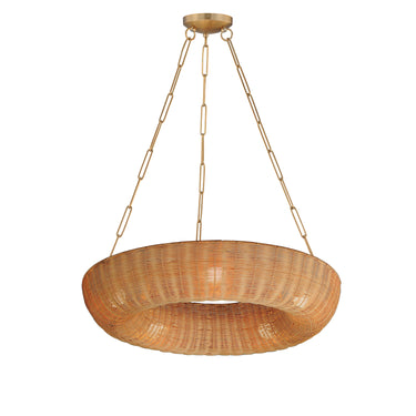 Maxim Lighting Bower 30" Pendant Natural Aged Brass