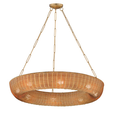 Maxim Lighting Bower 40" Pendant Natural Aged Brass