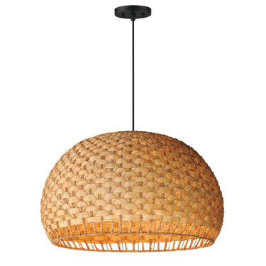 Maxim Lighting Tahiti 30" 3-Light Pendant Black
