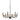 Maxim Lighting Franklin 6-Light Chandelier Driftwood/Black