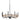 Maxim Lighting Franklin 8-Light Chandelier Driftwood/Black