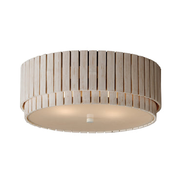 Maxim Lighting Satori 2-Light Flush Mount Ecru