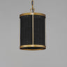 Maxim Lighting Rattan Pendant Natural Aged Brass