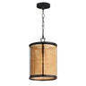 Maxim Lighting Cane Pendant Black