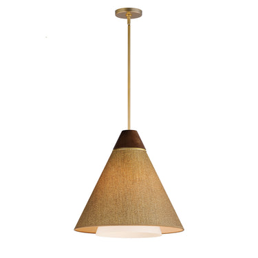 Maxim Lighting Sumatra 20" Pendant Natural Aged Brass