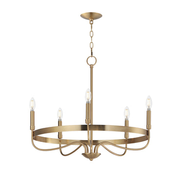 Maxim Lighting Frankie 5-Light Chandelier Heritage