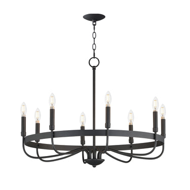 Maxim Lighting Frankie 8-Light Chandelier Black