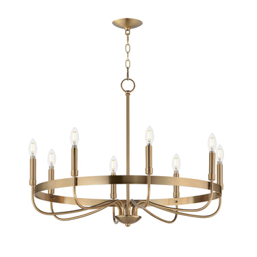 Maxim Lighting Frankie 8-Light Chandelier Heritage
