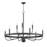 Maxim Lighting Frankie 9-Light Chandelier Black