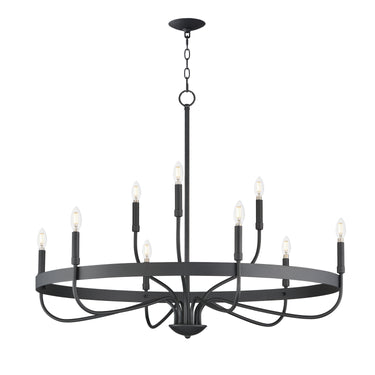 Maxim Lighting Frankie 9-Light Chandelier Black