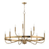 Maxim Lighting Frankie 9-Light Chandelier Heritage